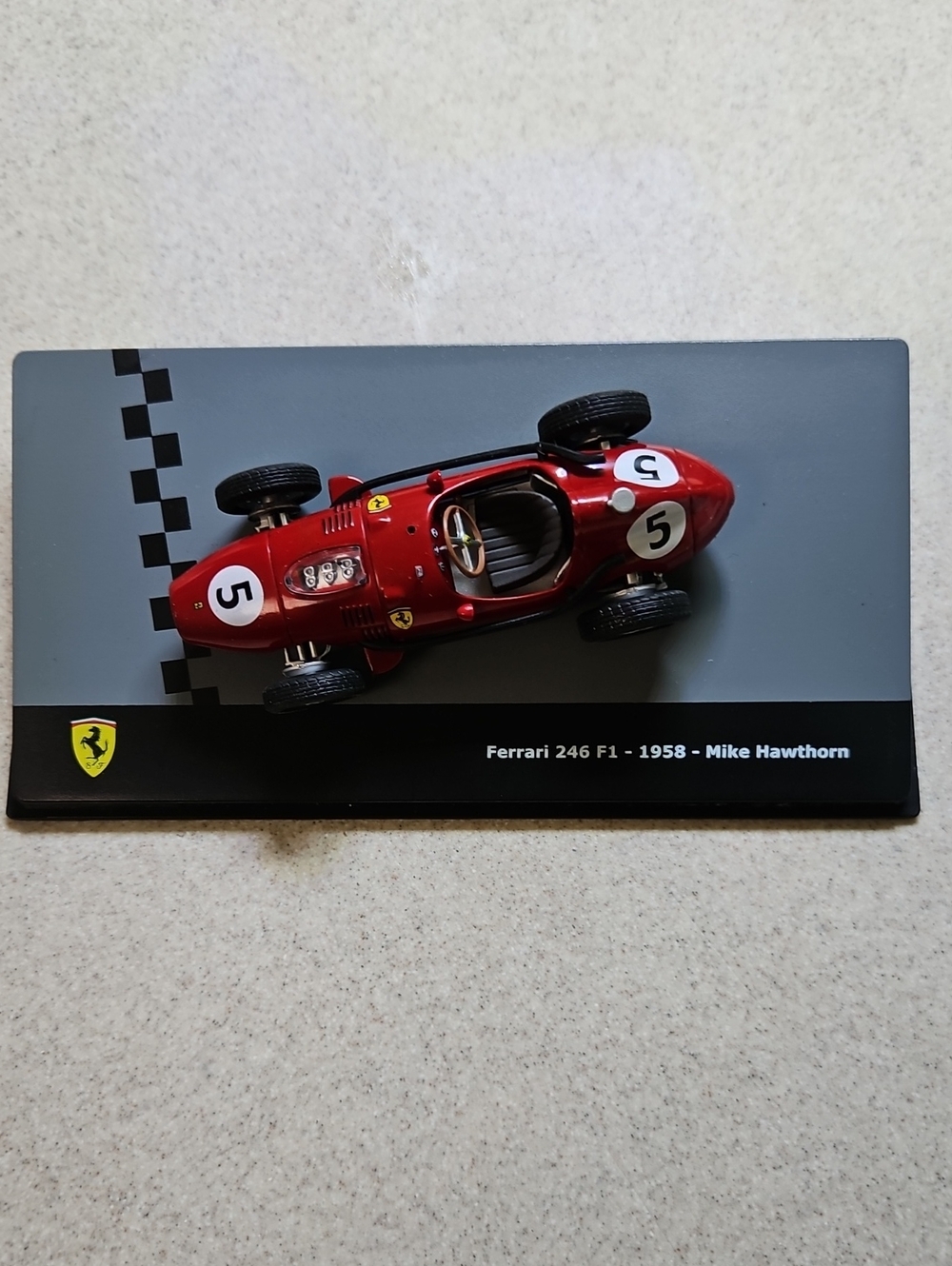 Ferrari 246 F1 Model - Red with Black Accents